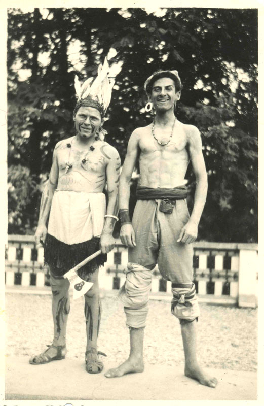 Marcel Marceau et Georges Hipert