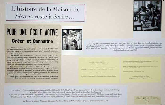 Panneau pour une &eacute;cole active