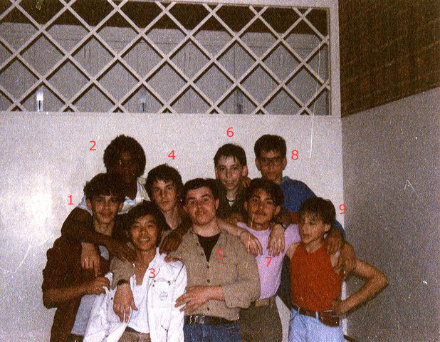 Les gar�ons, entre 1981 et 86